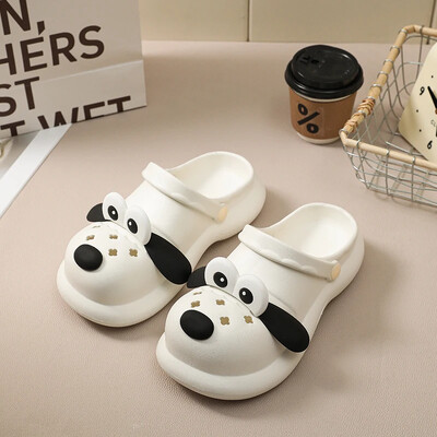 Ženske neklizajuće EVA papuče sa smiješnim psima Ženske modne Ljetne cipele sa slatkim crtanim filmovima Ženske sandale za dom na otvorenom, plaža i ulice