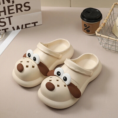 Ženske neklizajuće EVA papuče sa smiješnim psima Ženske modne Ljetne cipele sa slatkim crtanim filmovima Ženske sandale za dom na otvorenom, plaža i ulice