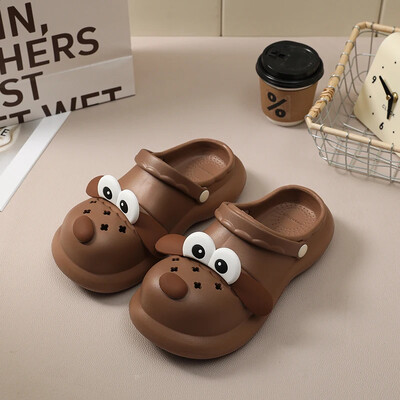 Ženske neklizajuće EVA papuče sa smiješnim psima Ženske modne Ljetne cipele sa slatkim crtanim filmovima Ženske sandale za dom na otvorenom, plaža i ulice