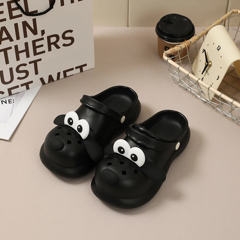 Ženske neklizajuće EVA papuče sa smiješnim psima Ženske modne Ljetne cipele sa slatkim crtanim filmovima Ženske sandale za dom na otvorenom, plaža i ulice