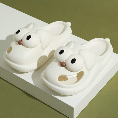 Γυναικεία παπούτσια Καλοκαιρινή παραλία Σύννεφο Big Eyes Dog Cartoon Cute Kawaii Slides Σανδάλι Αστεία σαγιονάρες Μαλακή σόλα, αντιολισθητική Женские