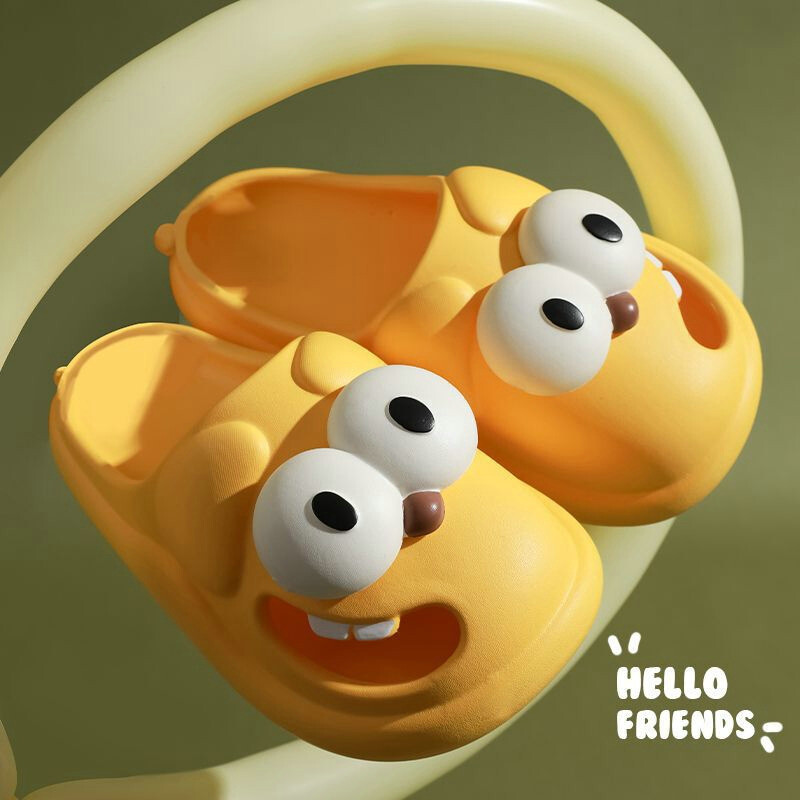 Γυναικεία παπούτσια Καλοκαιρινή παραλία Σύννεφο Big Eyes Dog Cartoon Cute Kawaii Slides Σανδάλι Αστεία σαγιονάρες Μαλακή σόλα, αντιολισθητική Женские