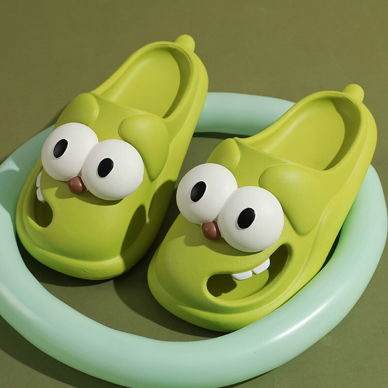 Γυναικεία παπούτσια Καλοκαιρινή παραλία Σύννεφο Big Eyes Dog Cartoon Cute Kawaii Slides Σανδάλι Αστεία σαγιονάρες Μαλακή σόλα, αντιολισθητική Женские