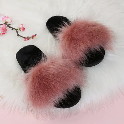 Αυθεντικές Γυναικείες βελούδινες παντόφλες Amazon International Trade Home Indoor Long Βαμβακερές Παντόφλες