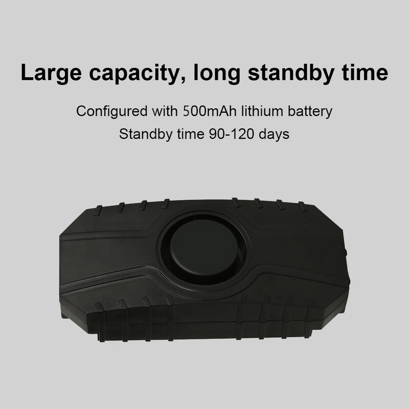 IP65 atsparus vandeniui motociklo ir dviračio signalizacija su SOS funkcija ir belaidžiu nuotolinio valdymo pulteliu nuo vagystės 113dB maitinamas iš baterijos