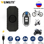 Belaidis dviračio vibracijos signalizatorius USB įkrovimas vandeniui atsparus motociklas elektrinis dviračio signalizacijos nuotolinio valdymo pultas apsaugos jutiklis