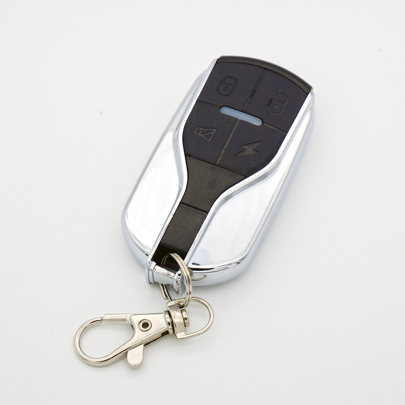 Αντικλεπτικό σύστημα συναγερμού μοτοσικλέτας Ασύρματο τηλεχειριστήριο εκκίνησης κινητήρα με Κόρνα μονάδας κλειδιού τηλεχειριστηρίου για μοτοσικλέτα 12V