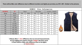DIMUSI Зимни мъжки жилетки Ежедневни мъжки поларени топли якета без ръкави Модни връхни дрехи Термо меки риболовни жилетки Облекло 8XL