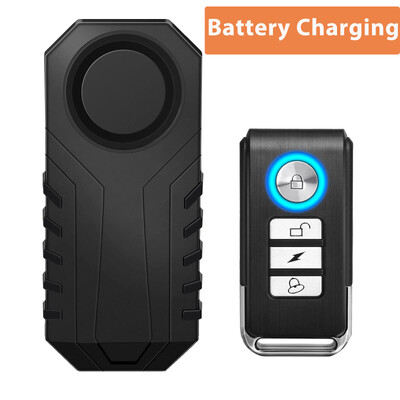 Anchtek Motocikl Bicikl Protuprovalni Alarm USB Punjenje Vodootporan Bežični Vibracijski Senzor Sustav Upozorenja Alarma Moto Auto Alarm