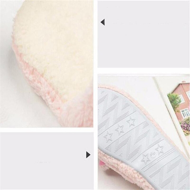 Slatko prase Crtani par Pamučne papuče za jesen i zimu Domaće debelo dno Protuklizne Tople sobne papuče za spavaću sobu