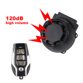 120 dB vandeniui atspari apsaugos nuo vagystės signalizacija, skirta dviračio motociklo USB-C įkrovimui nuotolinio valdymo pulto signalizacija, vibracijos judesio jutiklio signalizacija