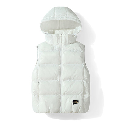 Vestă cu mâneci pentru bărbați, negru, auriu