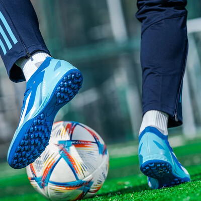 TF/FG vīriešu futbola laukuma zābaki, īpaši vieglas zāles iekštelpu biedrības treniņu futbola apavi, skavas bērniem, futbola apavi, kedas