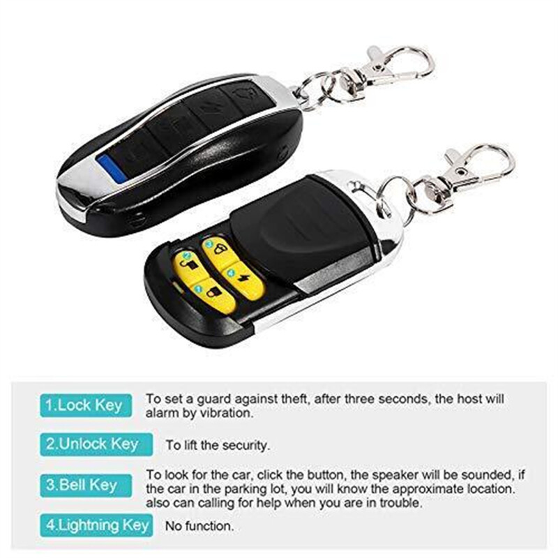 12V Motocikla BikeSecurity Signalizācijas Sistēma Pretaizdzīšanas Skūteris Smart Alarm Tālvadības pults Atslēga Motocikla Skaļrunis Automašīnu piederumi