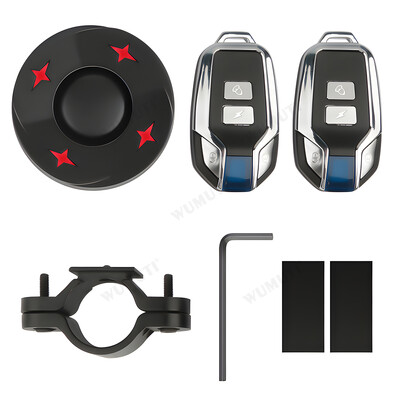 Bezvadu velosipēda vibrācijas signalizācija USB uzlādes tālvadības pults ielaušanās motocikla drošības detektora sistēma velosipēda signalizācija