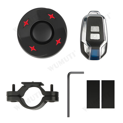 Bezvadu velosipēda vibrācijas signalizācija USB uzlādes tālvadības pults ielaušanās motocikla drošības detektora sistēma velosipēda signalizācija