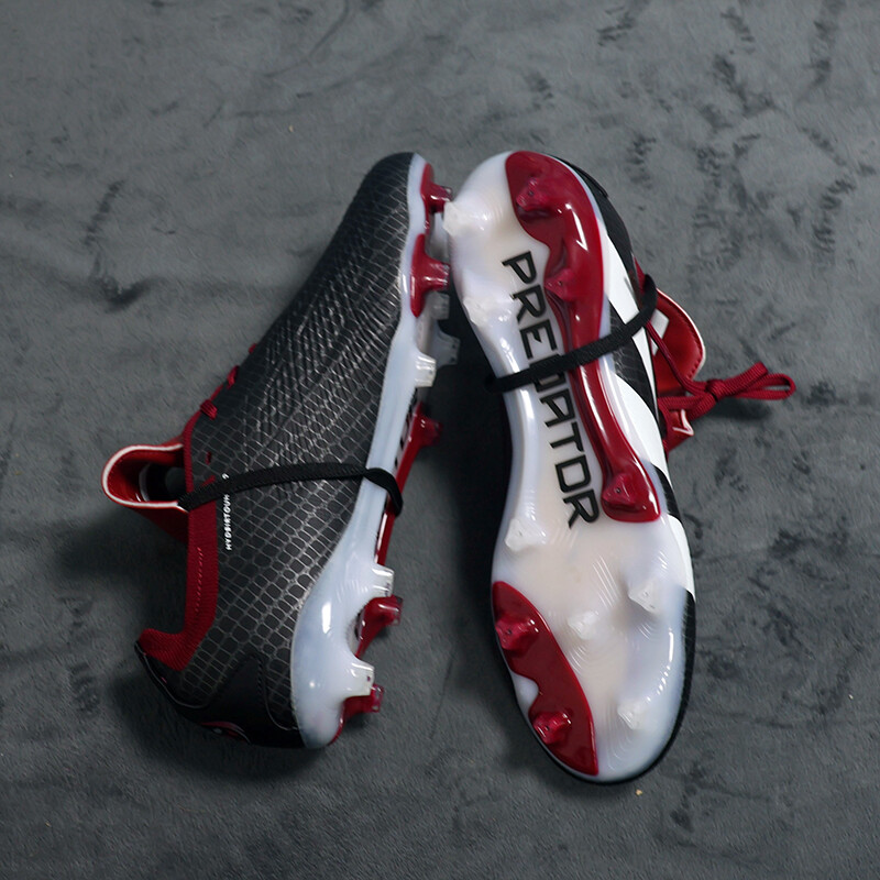 QQ2460 Augstas kvalitātes vīriešu futbola apavi, neslīdoši zāliena futbola apavi bērniem TF/FG treniņu futbola apavi Chuteira Campo 35-46