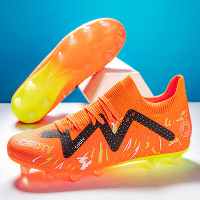 Noi pantofi de fotbal pentru bărbați, ghete de fotbal pentru adulți, ghete de futsal anti-alunecare, sport, de înaltă calitate, anti-alunecare, ușoare, TF/FG, antrenament pe iarbă