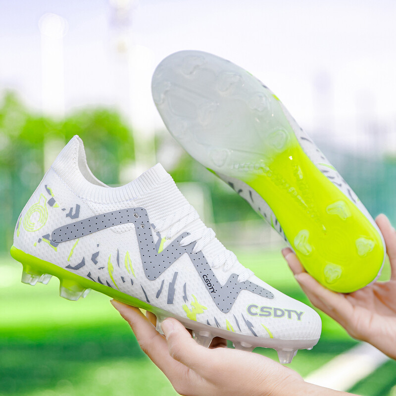 Noi pantofi de fotbal pentru bărbați, ghete de fotbal pentru adulți, ghete de futsal anti-alunecare, sport, de înaltă calitate, anti-alunecare, ușoare, TF/FG, antrenament pe iarbă
