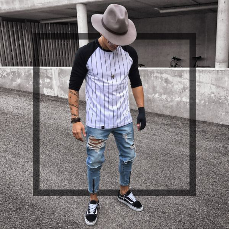 2022, blugi skinny noi, albastru deschis, negru, stretch, pantaloni creion pentru bărbați, marca premium, pantaloni S-XXXL pentru bărbați