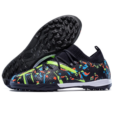 Profesionalne nogometne kopačke Drop Shipping Unisex prozračne mekane muške nogometne cipele s dugim šiljcima Nogometne kopačke Cipele za dvoranske sportove