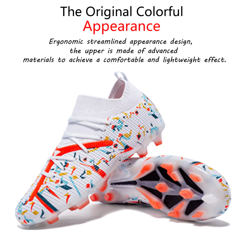 Profesionalne nogometne kopačke Drop Shipping Unisex prozračne mekane muške nogometne cipele s dugim šiljcima Nogometne kopačke Cipele za dvoranske sportove