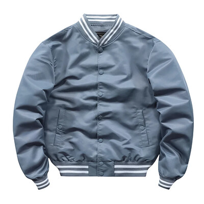 descarcă Tricou verde de baseball pentru bărbați, primăvară și toamnă 2023, în aer liber, pentru timpul liber, pentru pilot, jachetă pentru cuplu, pentru școală sportivă