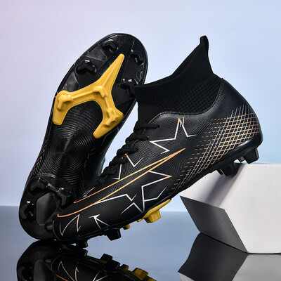 Crampoane de fotbal pentru bărbați, respirabile, în aer liber, cu vârfuri lungi, pantofi de antrenament rezistenti la uzură, livrare picătură, ultra-ușoare, anti-alunecare, confortabile