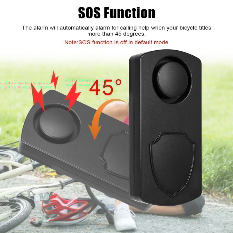 Motocikla brīdinājuma signalizācijas sistēma ar tālvadības pulti, vibrācijas detektora drošības sensoriem, viedais brīdinājums elektriskajam velosipēdam