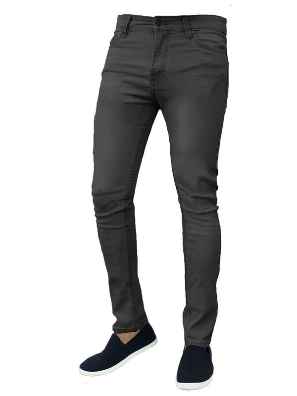Pantaloni de blugi subțiri în stil clasic de înaltă calitate pentru bărbați Pantaloni de stradă Pantaloni de denim stretch pentru bărbați Pantaloni creion skinny albastru deschis