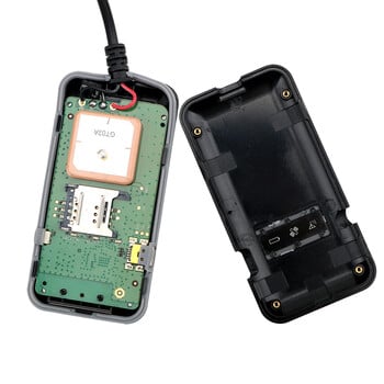 GT02A 12V GPS локатор за мотоциклет Автомобилен GPS GSM тракер Мониторинг в реално време Проследяване Безопасна аларма Комплект Автомобилни аксесоари