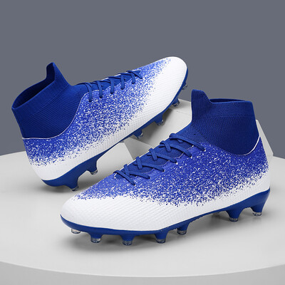 Professzionális Férfi Futball Csizmák Felnőtt Klipsz Fű Cipők Futball Cipők Edzőcipők Csúszásmentes szállítás Fg Uniszex Boka