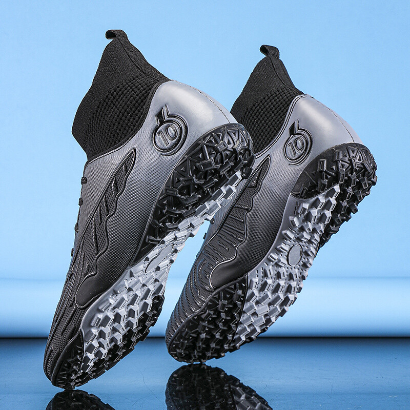 Ανδρικά παπούτσια ποδοσφαίρου Υψηλής ποιότητας παπούτσια ποδοσφαίρου ψηλά παπούτσια ποδοσφαίρου προπόνησης στον αστράγαλο Αντιολισθητικά αθλητικά εξαιρετικά ελαφριά προπονητικά παπούτσια