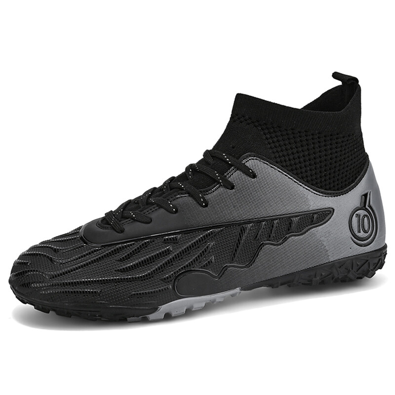 Ανδρικά παπούτσια ποδοσφαίρου Υψηλής ποιότητας παπούτσια ποδοσφαίρου ψηλά παπούτσια ποδοσφαίρου προπόνησης στον αστράγαλο Αντιολισθητικά αθλητικά εξαιρετικά ελαφριά προπονητικά παπούτσια