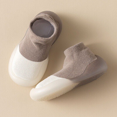 Zīdaiņu zeķes Apavi zīdaiņu krāsai atbilstošā krāsā jauki, zēni, apavi lelle, mīksta zole, bērnu kediņas uz grīdas BeBe maziem bērniem, pirmie staigulīši