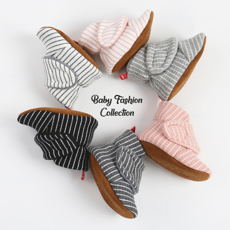 Zīdaiņu apavi Zeķes Siltas Pretslīdes Kokvilnas Komforts Viegls Rāpošanas Toddler Pirmie Staigulīši Zēniem Zēniem Meiteņu Zābaciņi Apavi