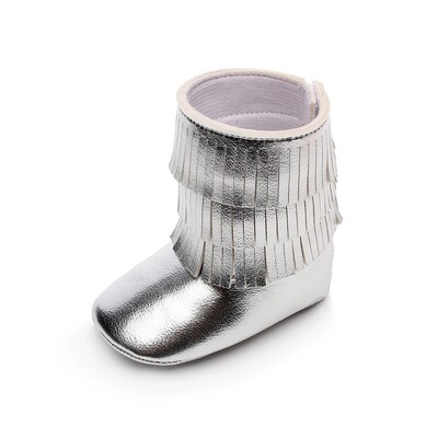 Βρεφικά μποτάκια για μωρά με θηλιά Fringe Hook Boot για αγόρια για νεογέννητο First Walkers PU Δερμάτινο μωρό μοκασίνιο σουέτ Μποτάκι για βρέφη