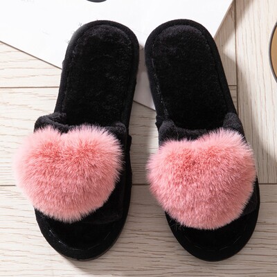 Ženske cipele Ženske kravlje pamučne papuče Topli dom Slatke mekane kućne papuče od mekog pliša Chaussures Femme obuvʹ ženskaâ