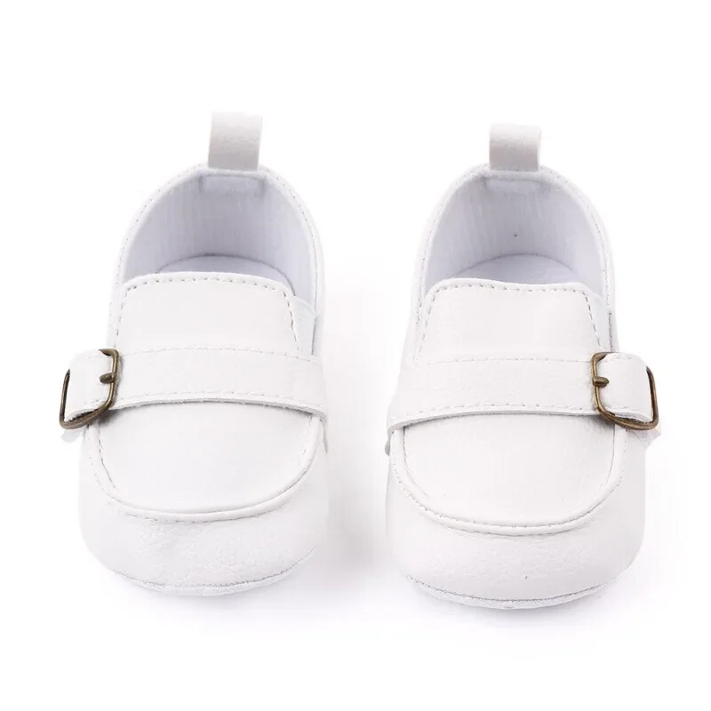 Kisfiúk Lányok Alkalmi Cipők Puha alsó csúszásmentes egyszínű tavaszi ősz kültéri kiságy első sétáló babacipő