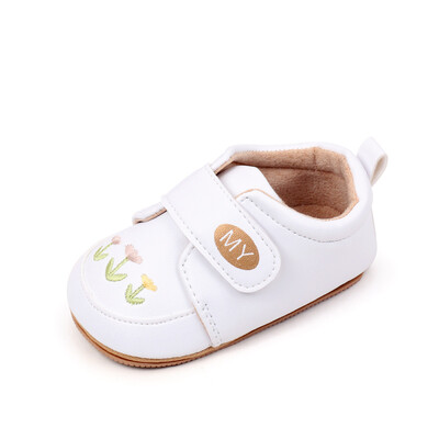 Pavasara un rudens jaukas meitenes, ziedu dizains pret slīdēšanu, ikdienas augstas kvalitātes zīdaiņu apavi pirmie staigulīši BMB4026