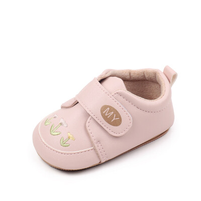 Pavasara un rudens jaukas meitenes, ziedu dizains pret slīdēšanu, ikdienas augstas kvalitātes zīdaiņu apavi pirmie staigulīši BMB4026