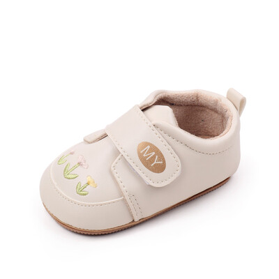 Pavasara un rudens jaukas meitenes, ziedu dizains pret slīdēšanu, ikdienas augstas kvalitātes zīdaiņu apavi pirmie staigulīši BMB4026