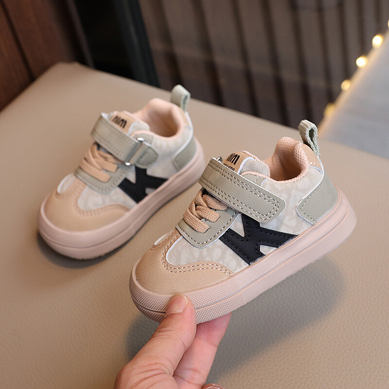 Bērnu sporta apavi Toddler apavi ar mīksto zoli zēniem, meitenēm Meiteņu tenisa apavi ar mīksto zoli, kas paredzēti bērnu pirmajiem gājējiem