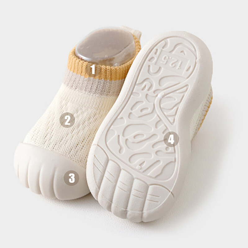 MILANCEL Baby Floor Shoes 0-3 Y Bērnu apavi ar mīkstu zoli Rudens Ziemas Ziemas Meiteņu Neslīdošas Zeķes Toddler Boys Step Kurpes