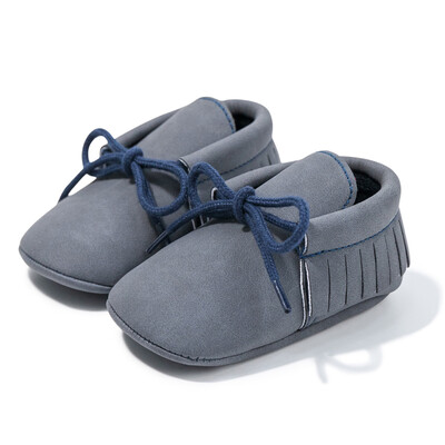 KIDSUN Pantofi pentru bebeluși nou-născut clasici cu șireturi pentru bebeluș băiat fată pantofi ocazional PU cu talpă moale pantofi pentru sugari pentru copii mici 7 culori