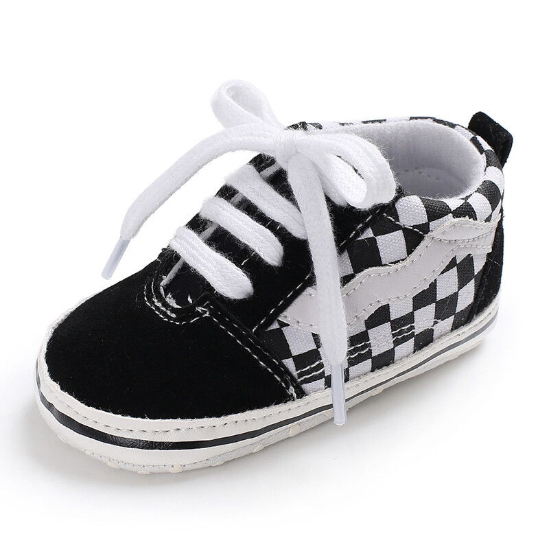 0-18M Baby Shoes Jaundzimušo modes ikdienas apavi Baby Kid Canvas kedas Baby Boy Girl Mīksta zole Prewalker kurpes