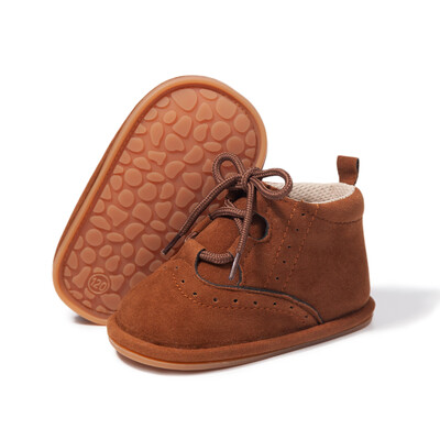 Νέα βρεφικά παπούτσια για αγόρια για κορίτσια Βαμβακερά παπούτσια Ζεστά φθινόπωρο Χειμώνας Αντιολισθητική μαλακή σόλα από καουτσούκ για βρέφη για βρέφη First Walkers 0-18 μηνών