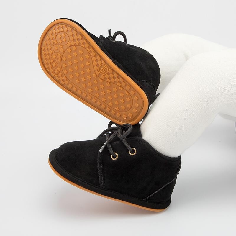 Νέα βρεφικά παπούτσια για αγόρια για κορίτσια Βαμβακερά παπούτσια Ζεστά φθινόπωρο Χειμώνας Αντιολισθητική μαλακή σόλα από καουτσούκ για βρέφη για βρέφη First Walkers 0-18 μηνών