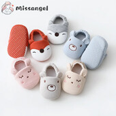 Παπούτσια για μωρά για κορίτσια First Walkers Μοτίβο κινουμένων σχεδίων ύφασμα Βαμβακερό παπούτσι Unisex Αντιολισθητικό αναπνεύσιμο, μαλακό κάτω μέρος, βρεφική κούνια 0-18 εκ.