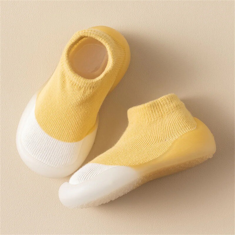Baby Toddler First Walker Βρέφη Αγόρια Κορίτσια Παιδικά Λαστιχένια Μαλακή Σόλα Δάπεδο Ξυπόλητα Casual Παπούτσια Πλεκτά Μποτάκια Αντιολισθητικά